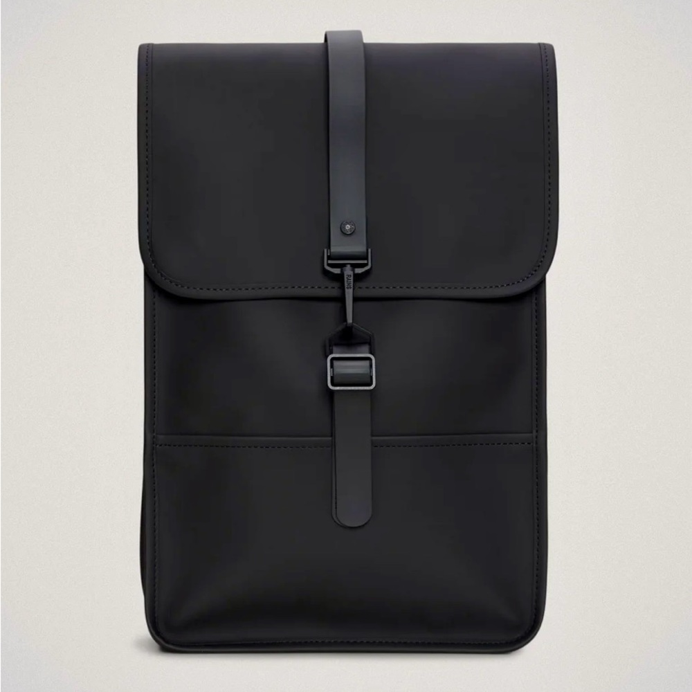RAINS Mini Backpack in Black $79 NWT MSRP $95